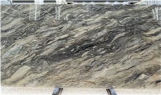 Polished Grey Blue Brazil Fusion Quartzite Slabs For Floors And Walls