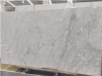 Polished Italy Bianco Carrara White Marble Slabs