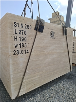 Beige Travertine Blocks