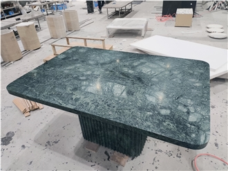Verde Guatemala Dark Green Marble Tables