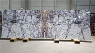 Milas Lilac Marble Bookmatched Slabs Polished From Own Quarry