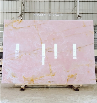 Polished Pink Onyx Slabs