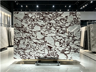 Polished Calacatta Viola Marble Slabs For Decor