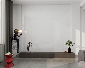Italy Fine White Sintered Stone Slabs Polished（Glossy）
