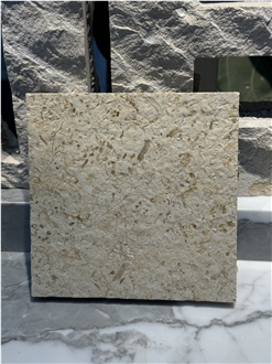 Jerusalem Gold Limestone Acid Washed Honeycomb Panels