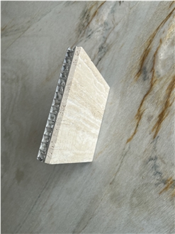 Travertine Aluminum Backed Honeycomb Panels