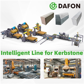 Automatic Kerbstone Cutting Grinding And Polishing Production Line
