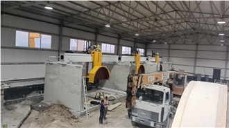 Bridge Multi Blade Block Cutting Machine For Granite And Marble