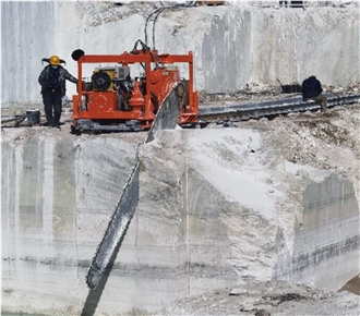 Quarry Chain Saw Machine Rail-Type Chain Arm Saw For Marble