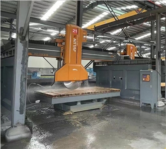 Thick Slab And Block Paving Stone Bridge Type Cutting Machine