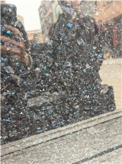 Angola Blue In Night Spot Granite Tiles Slab