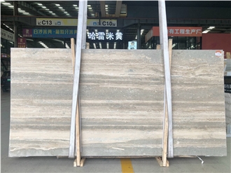 Italy Silver Travertine Slabs