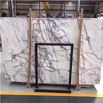Natural Luxury Lilac Marble Wall Feature Slabs Tiles