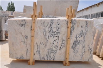 Calacatta Violet Marble Slabs With Elegant Natural Veining