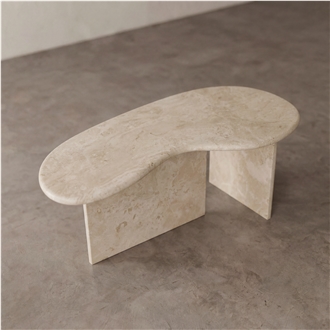 Classic Travertine Coffee Table