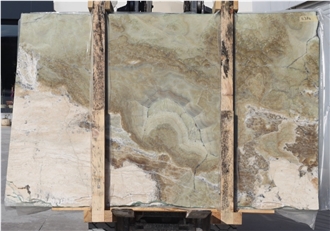 Green Onyx Slabs For Luxury Interior Projects
