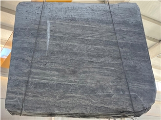 Silver Travertine Vein Cut Slabs