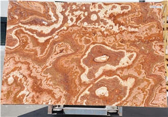 Tiger Onyx Slabs For Interior Wall Design