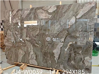 China Bulgari Brown Marble Slabs Polished