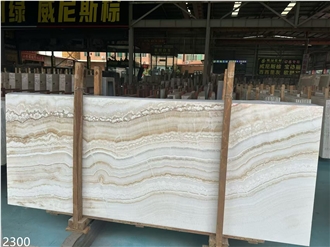 White Tiger Onyx Slabs Hotel Home Project Use