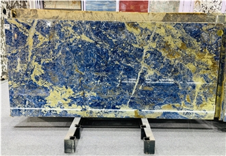 Bolivian Blue Sodalite Stone Slabs