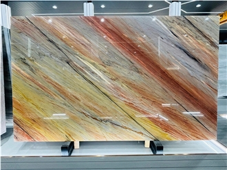 Brazilian Calypso Gold Quartzite Slabs