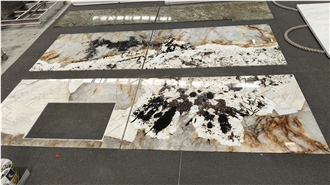 Luxury Patagonia Quartzite Island Countertop Kitchen Worktop