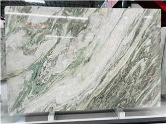 Mint Green Marble Slabs For Inner Decoration