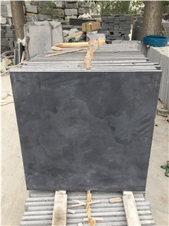Blue Limestone Tiles Honed Surface