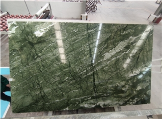 Verde Ming Green Marble Slabs, Marble Tiles