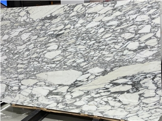 Arabescato White Marble Slab