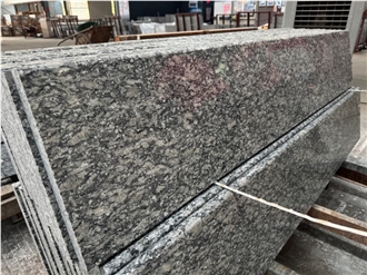 White Wave Granite Stone Stairs