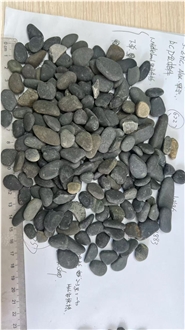 Wholesale Small Washed Black Pebbles Natural Landscape Stone