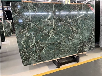 Greek Cat's Eye Green Marble Slabs