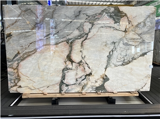 Polisehd Vietnam Bvlgari Pink Marble Slabs Transparent