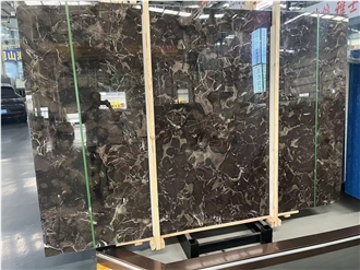 Polsihed Dark Emperador Marble Slabs