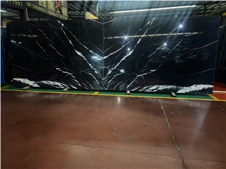 Nero Marquina Marble Bookmatch Slabs