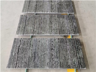Rosewood Grain Black Marble Tiles