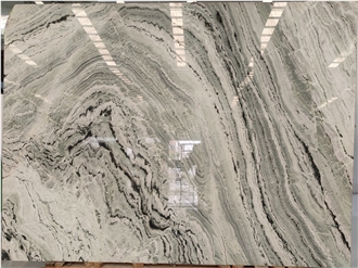 Polished Green Verde Prato Marble Slabs For Walls