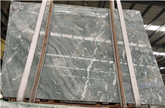 Polished Iran Persian Green Marble Slabs For Walls & Floors