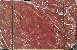 Polished Red  France Rouge Incarnat Marble Slabs For Floors