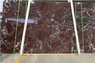 Polished Rosso Levanto Marble Slabs For Walls And Floors