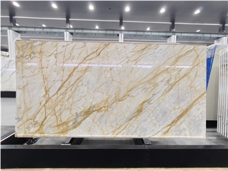 Calacatta Crestola Marble Polished Slab Wall Tiles