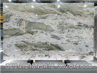 Davinci Green Quartzite Slabs Tiles