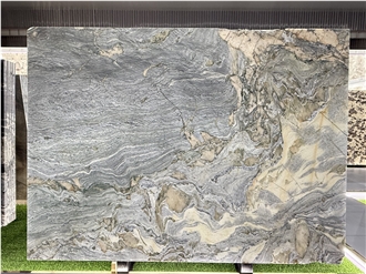 Goldtop Stone Aqua Caravaggio Quartzite Slabs