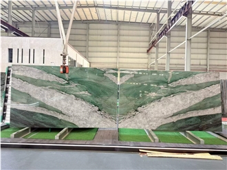 Patagonia Green Quartzite Slabs For Interior Decoration