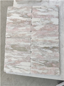 Rosso Norvegia Tumbled Marble Tiles