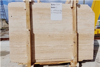 Classic Travertine Slabs - Vein Cut, Filled