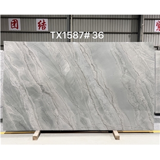 Brazilian Calacatta Blue Quartzite Slabs