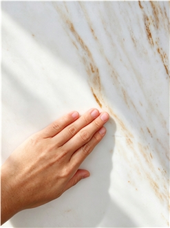 Polished Calacatta Gold Marble Slabs For Home Design